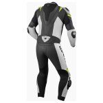 Custom Motorbike Suit Hyperspeed 2 black grey back