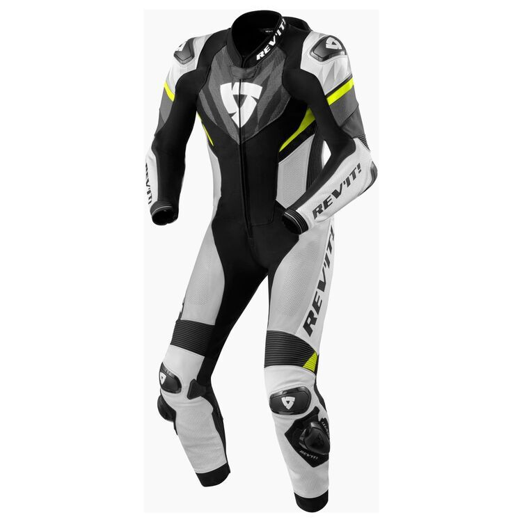 Custom Motorbike Suit Hyperspeed 2 black grey front