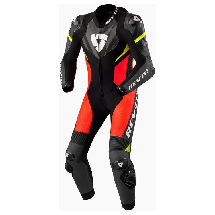 Custom Motorbike Suit Hyperspeed 2 black red front