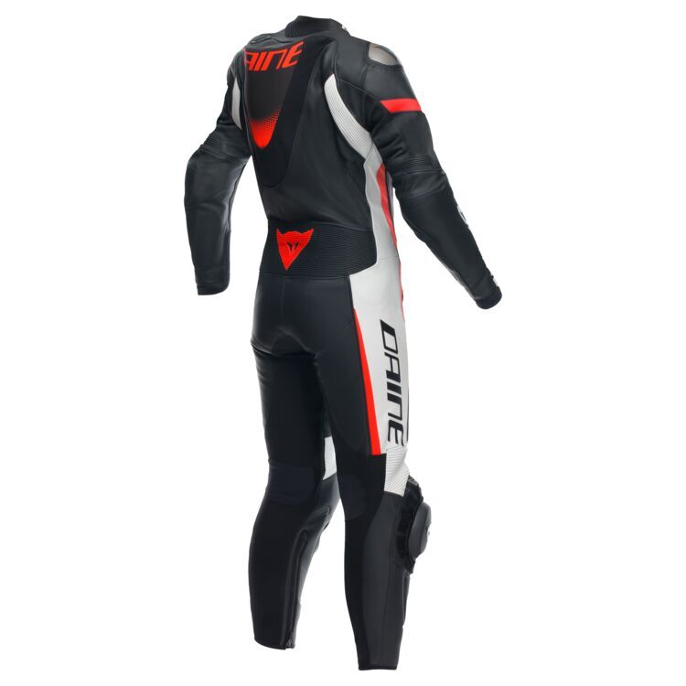 Grobnik Motorbike Race Suit Black White Red back