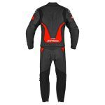 Laser Touring Motorbike Leather Racing Suit Black Red back