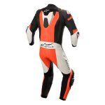 Missile V2 Ignition Motorcycle Race Suit black white red back