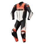 Missile V2 Ignition Motorcycle Race Suit black white red front