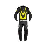 Motorcycle Racing Suit Laser Pro black yellow back