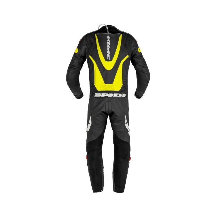 Motorcycle Racing Suit Laser Pro black yellow back