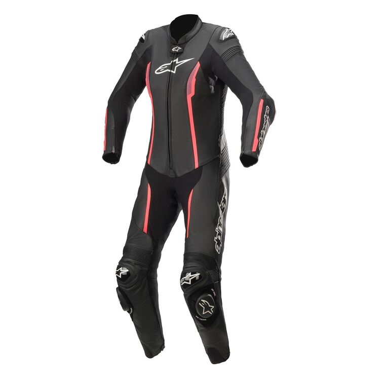 Stella Missile V2 Motorbike Race Suit Black Pink front