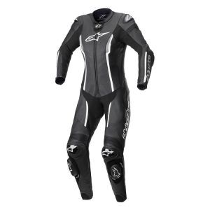 Stella Missile V2 Motorbike Race Suit Black White front