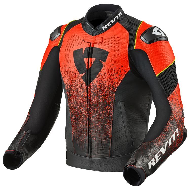 Quantum Air Motorbike Jacket red black front