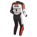 Aprilia Racing Moto Gp Suit White Black Red Back